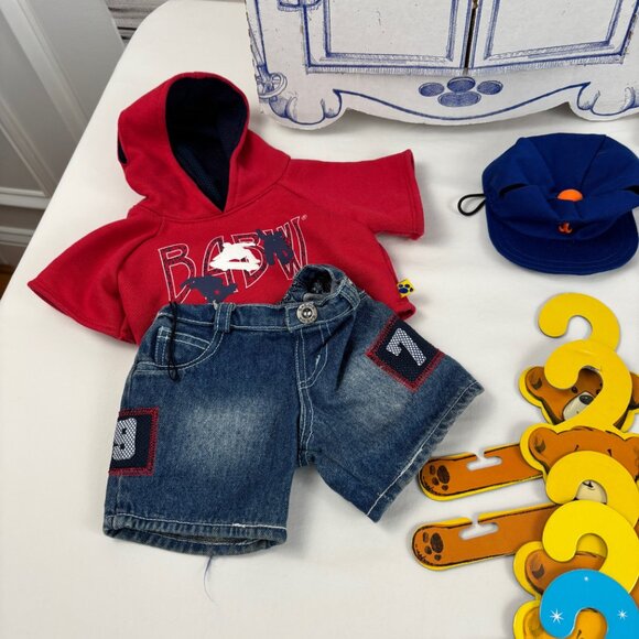 Build-A-Bear Lot Accessories SkateBoard Clothing Skis Wardrobe Mets Cap - Picture 3 of 5
